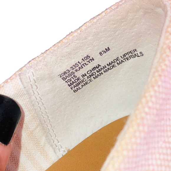 GH Bass Womens Kaitlyn Espadrille Wedge Heel Sz 8.5 M Ivory/Brown Shoes - Picture 12 of 15